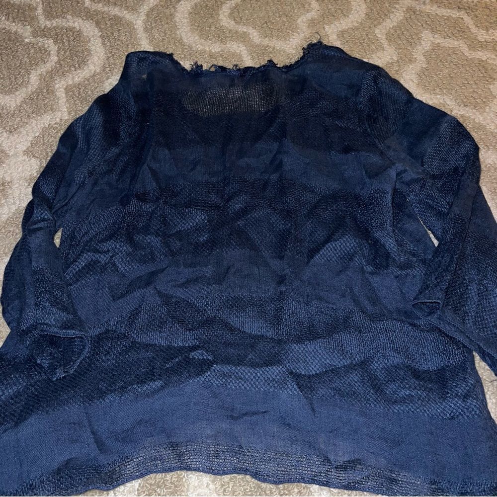 Pure Lino shirt navy - Picture 7 of 8